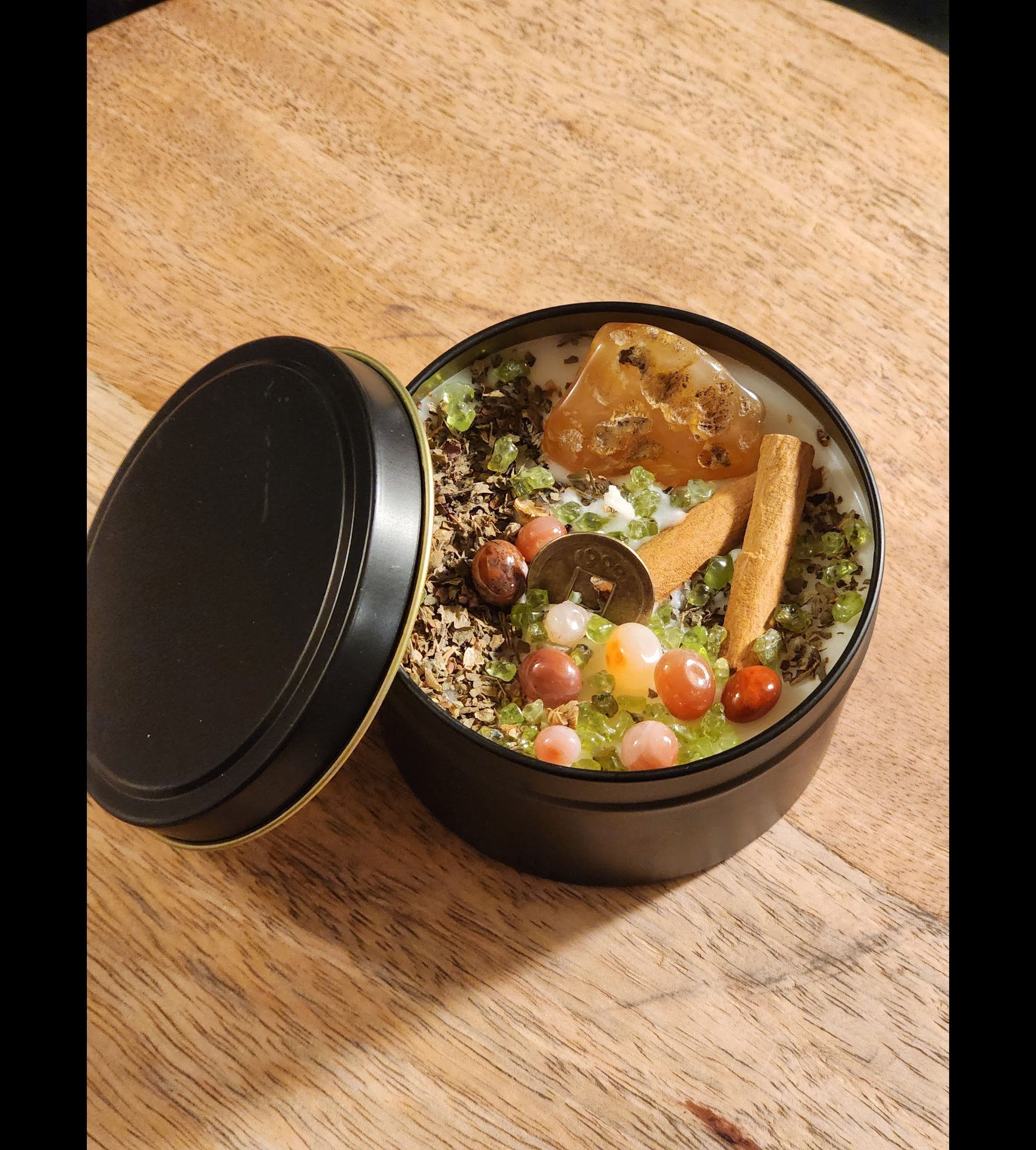 Wealth and prosperity intention candle