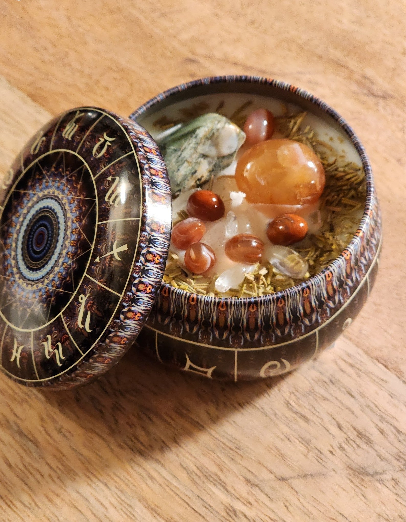 Zodiac intention candle 3 oz